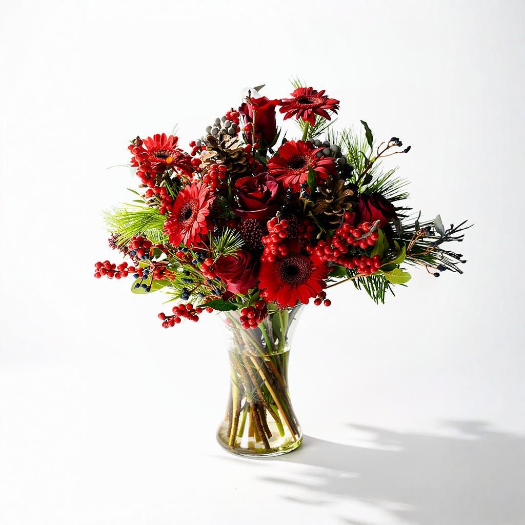 Roses & Ilex - Flowers & Plants Co