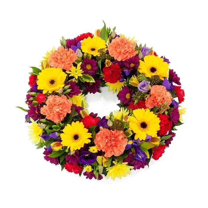 Bright and Vibrant Wreath