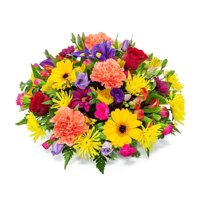 Bright & Vibrant Posy - Funeral Flowers - Flowers & Plants Co.