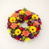 Bright and Vibrant Wreath - Flowers & Plants Co