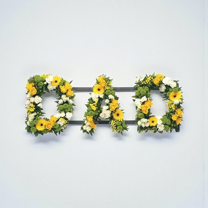 Dad Tribute Letters - Flowers &amp; Plants Co