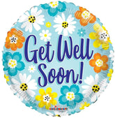 Get Well Balloon (18inch) - Flowers & Plants Co