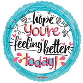 Get Well Balloon (18inch) - Flowers & Plants Co