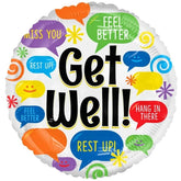 Get Well Balloon (18inch) - Flowers & Plants Co