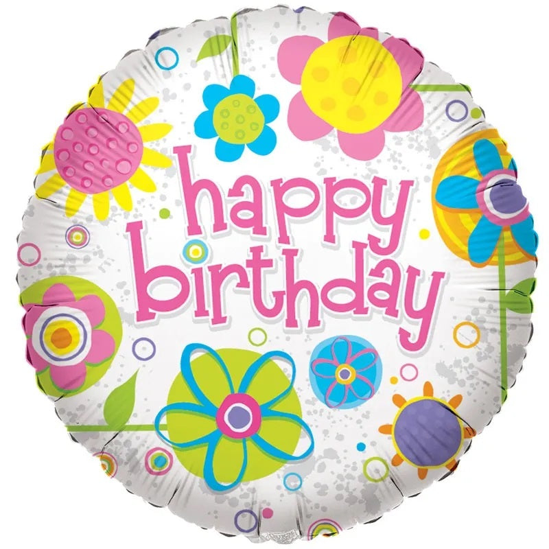 Happy Birthday Balloon (18inch)  Flowers &amp; Plants Co