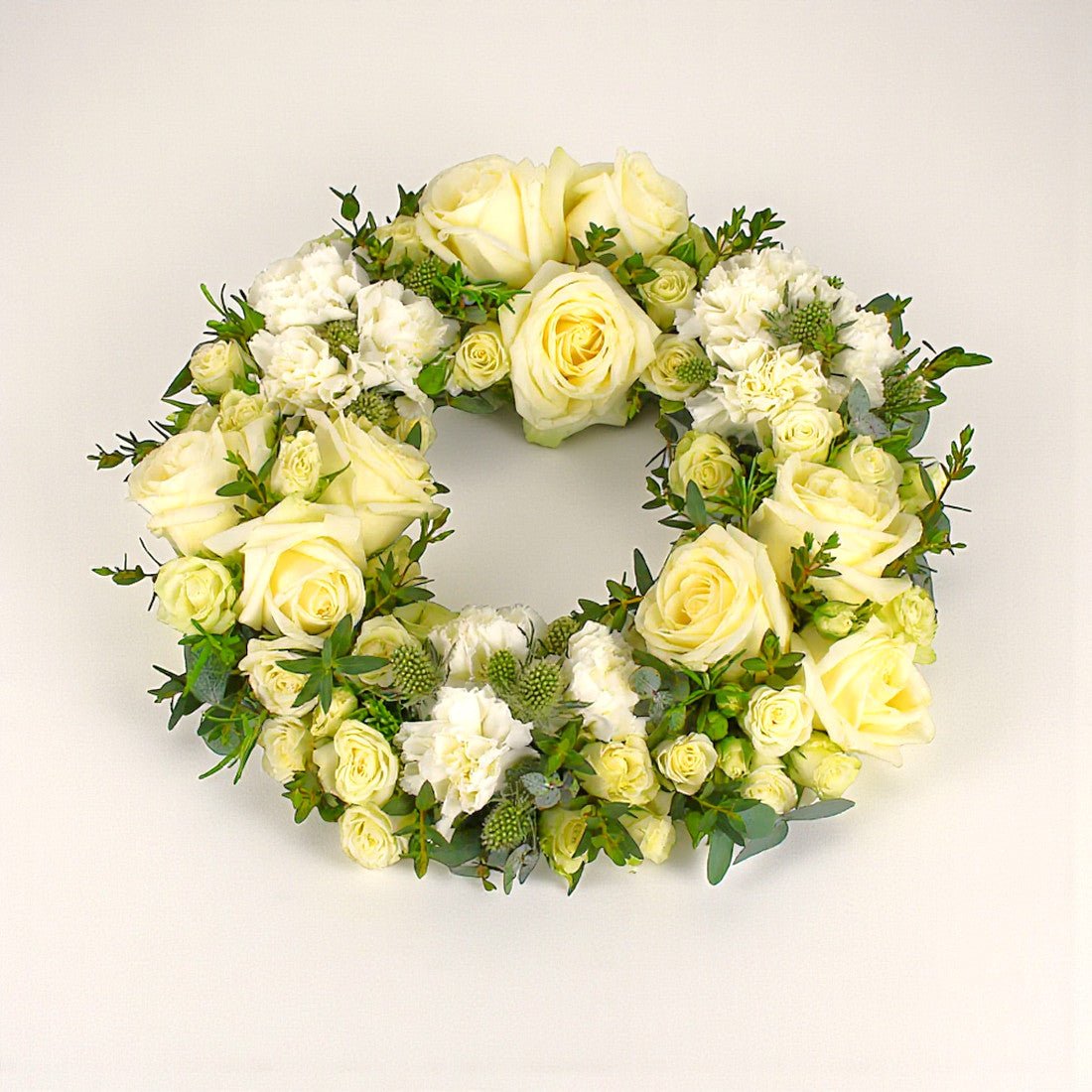 White Wreath - Flowers &amp; Plants Co