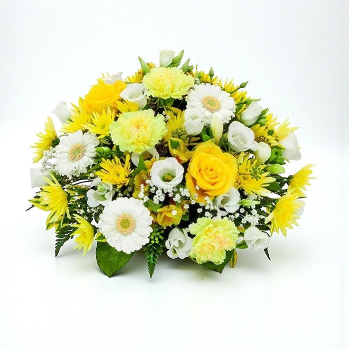 Yellow &amp; White Posy - Flowers &amp; Plants Co