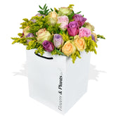 Rose & Solidago  Flowers & Plants Co