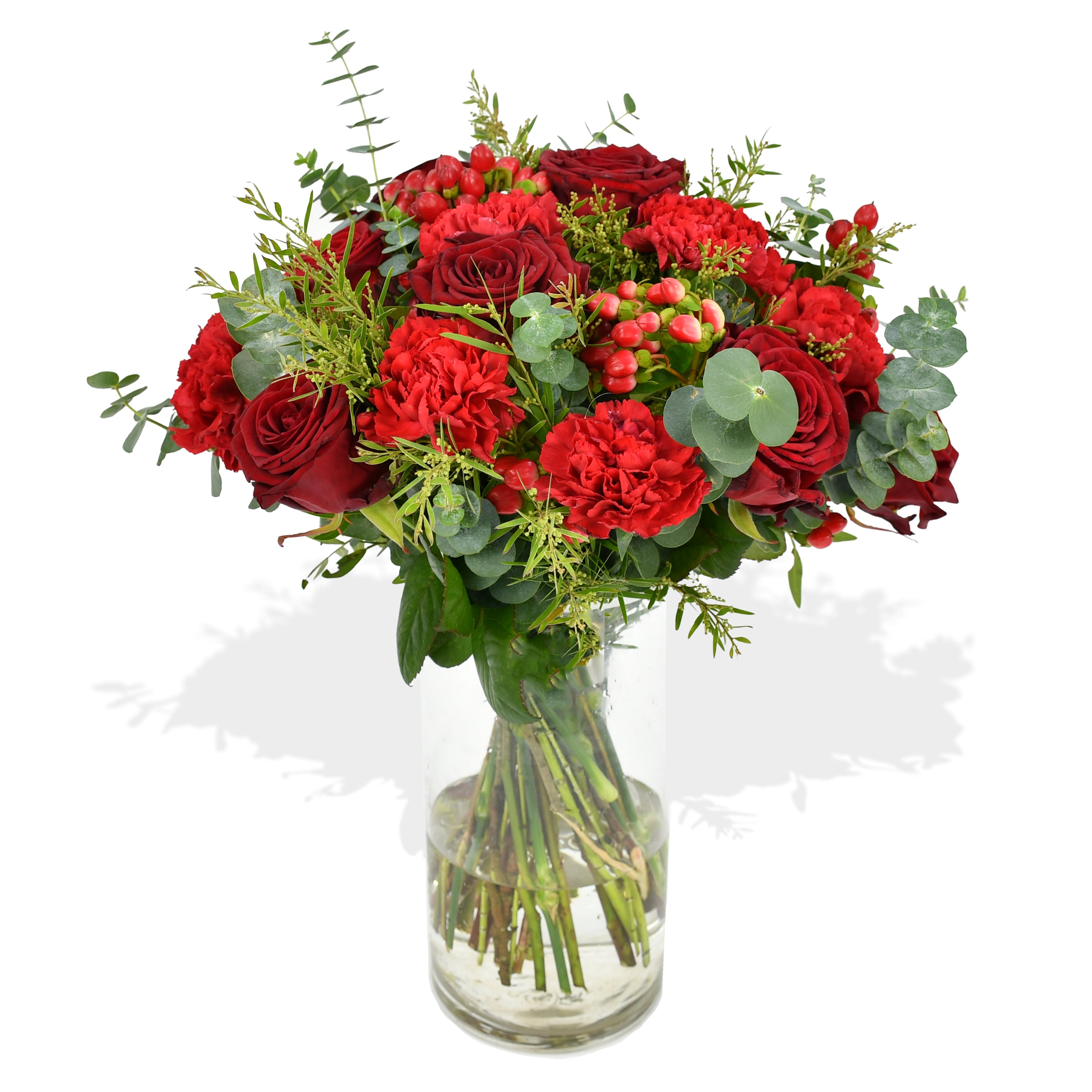 Festive Reds Roses Flowers &amp; Plants Co