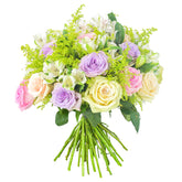 pastel passion floral arrangement