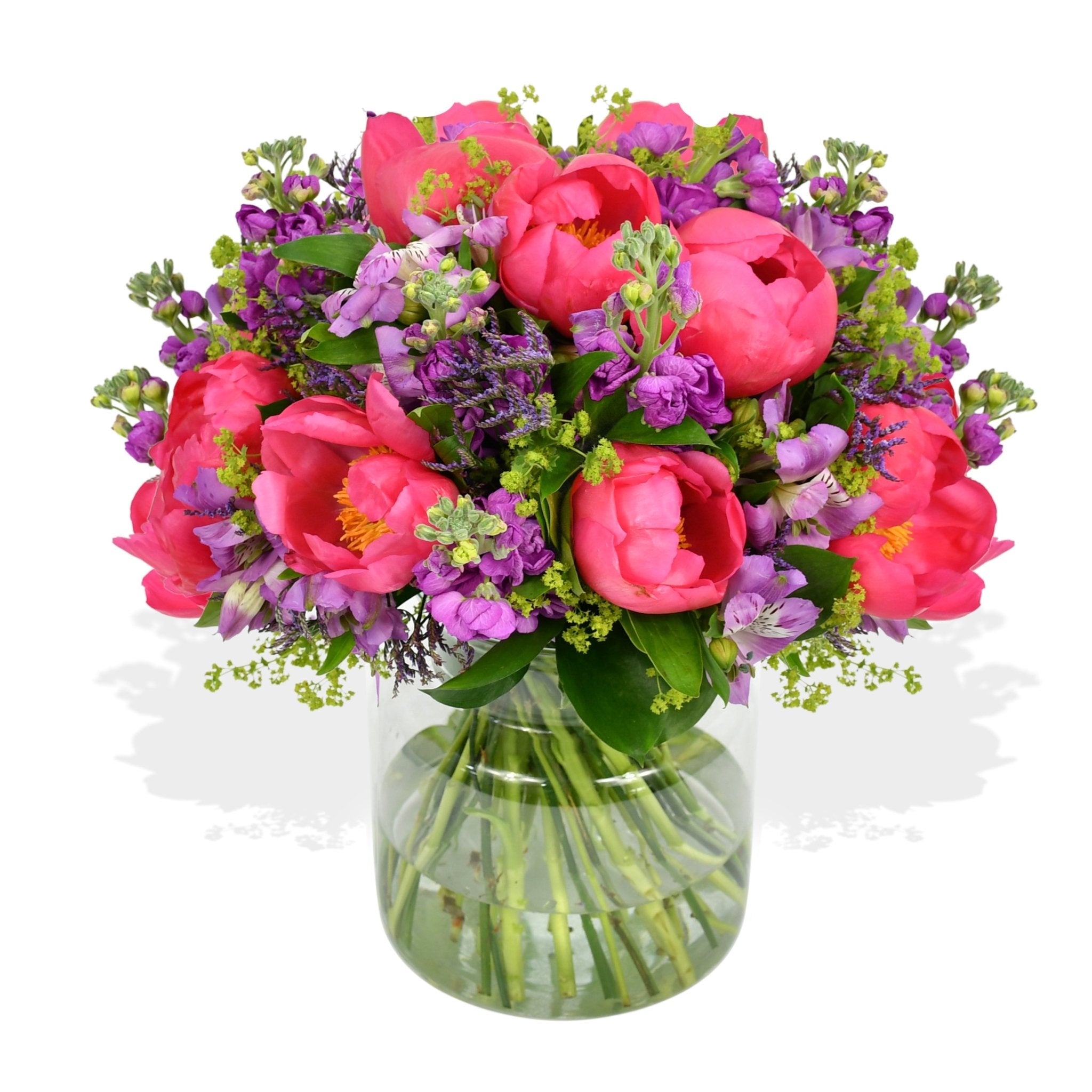 Stocks and Peonies - Flowers &amp; Plants Co